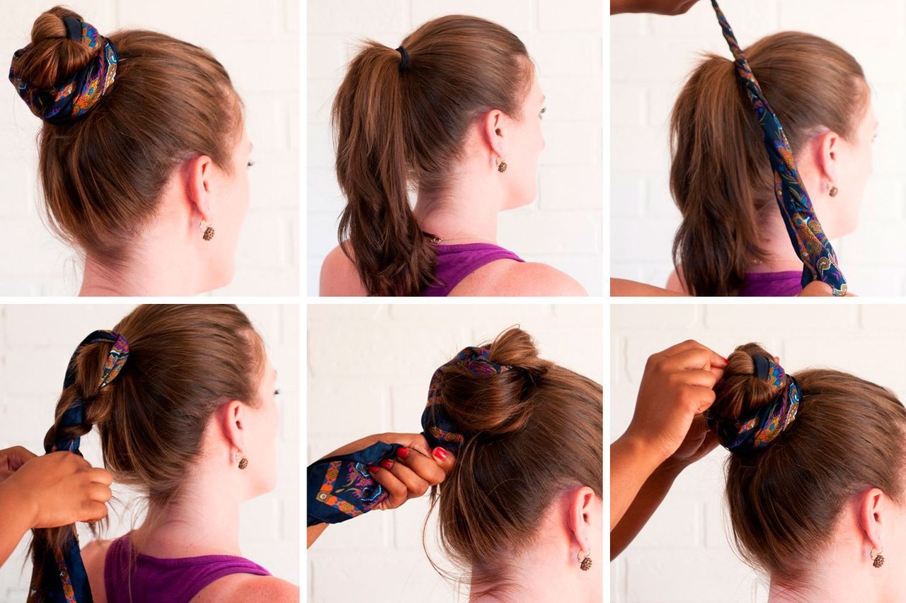 Как сделать завязать волосы волосами